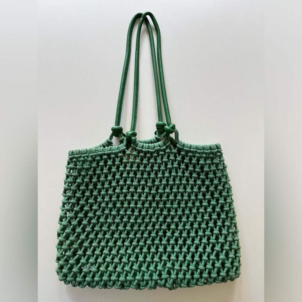 Clare V Green Sandy Tote